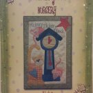 Mother Goose Nursery Block 5 Hickory Dickory Dock Applique Quilt Pattern