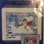Pine Meadows Designs Covered Bridge Winter Scene Machine Applique Quilt Pattern