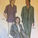 Womens Two for the Road Shirt Saf-T-Pockets Travelwear Sewing Pattern 9800 Size XS-3XL UnCut