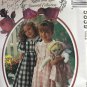 McCalls 5839 Sewing Pattern Little Girl's Dress with Pantaloons Matching Doll Dress Size 4 5 6