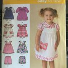 Simplicity Sewing Pattern 2461 Toddlers’ Dress, Pinafore and Shorts Sizes 1/2 to 4 Simplicity Sewing Pattern 2461 Toddlers’ Dress, Pinafore and Shorts Sizes 1/2 to 4