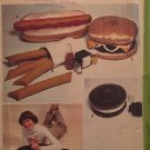 Vintage HOT DOG HAMBURGER Junk Food Pillow Package Simplicity 8643 Uncut Vintage HOT DOG HAMBURGER Junk Food Pillow Package Simplicity 8643 Uncut