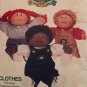 BUTTERICK 6509 CABBAGE PATCH KIDS CLOTHES OVERALLS for 16" Doll Pattern UNCUT