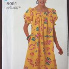 Caftan House Dress Muu Muu Pullover Easy Sewing Pattern Simplicity 8051 size 10 12 14