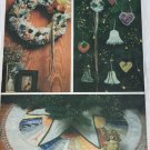 Victorian Christmas Holiday Tree Skirt Ornaments Butterick 4013 Sewing Pattern