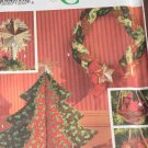 Christmas Holiday Tree Skirt Tree Top Star Ornaments Simplicity 8103 Sewing Pattern