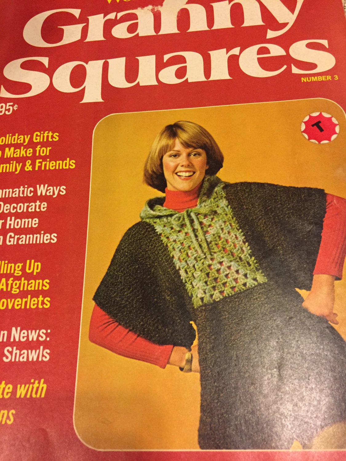 Woman´s Day Granny Squares Crochet Magazine number 3 1970s