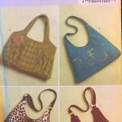 Hand Bag Sewing Pattern Hobo Slouch Purse Tote Bag Butterick 5109
