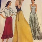 Misses Floor Length Maxi Skirt Sewing Pattern, Vogue 7260 uncut size 14, 16, 18