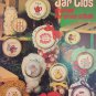 Leisure Arts leaflet 211 Jar Lids for counted cross stitch