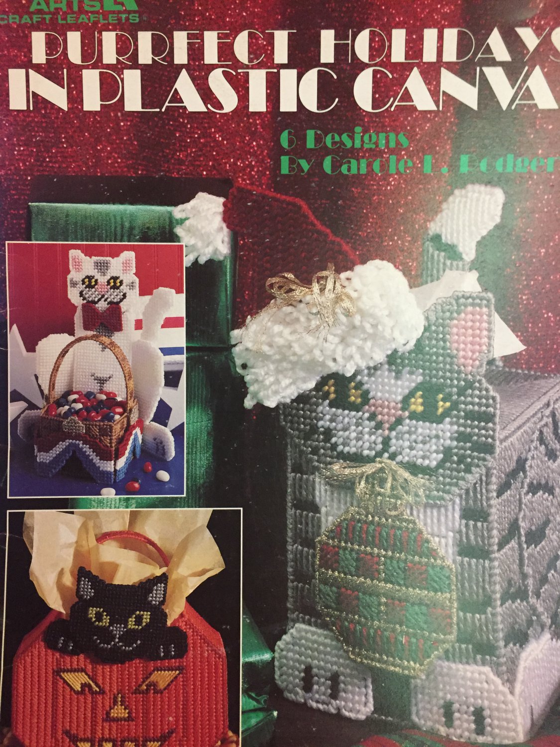 Cat Baskets Purrfect Holidays In Plastic Canvas Leaflet Leisure Arts Leaflet 1379