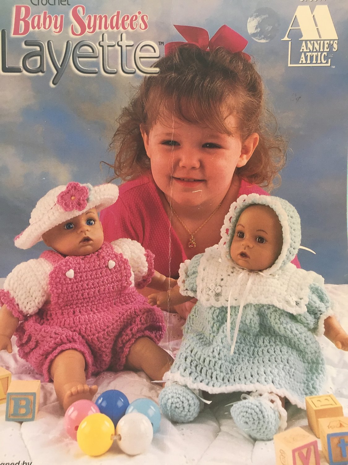 Baby Syndee´s Layette Annie´s Attic Carolyn Christmas Crochet Pattern 879911