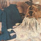 Annies Attic Homespun Afghans Crochet Pattern 5 designs 871215 Shirley Brown