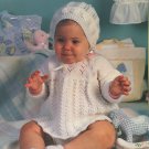 Special Baby Outfits for Baby to Knit Leisure Arts Leaflet 2329 by Carole Prior