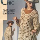 Crochet Chic Lacy tops Crochet Pattern Leisure Arts 2194 sizes medium large