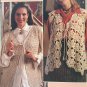 Vests in Vogue Crochet Pattern Leisure Arts 2641 sizes sm, med, large
