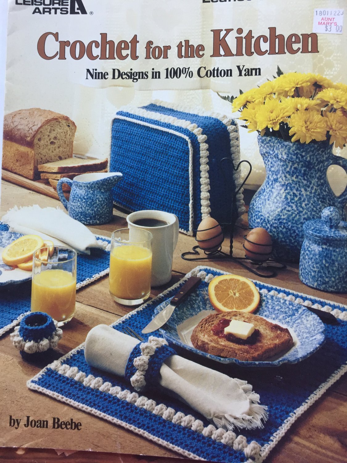 Crochet for the Kitchen Leisure Arts 953 9 designs using cotton yarn