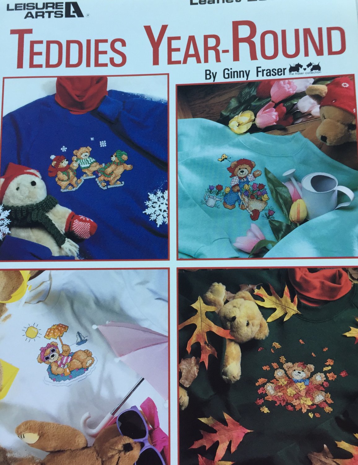 Teddies Year Round Cross Stitch Charts Leisure Arts 2305