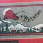 And MIles to go before I Sleep Santa Claus Cross Stitch Leisure Arts 730