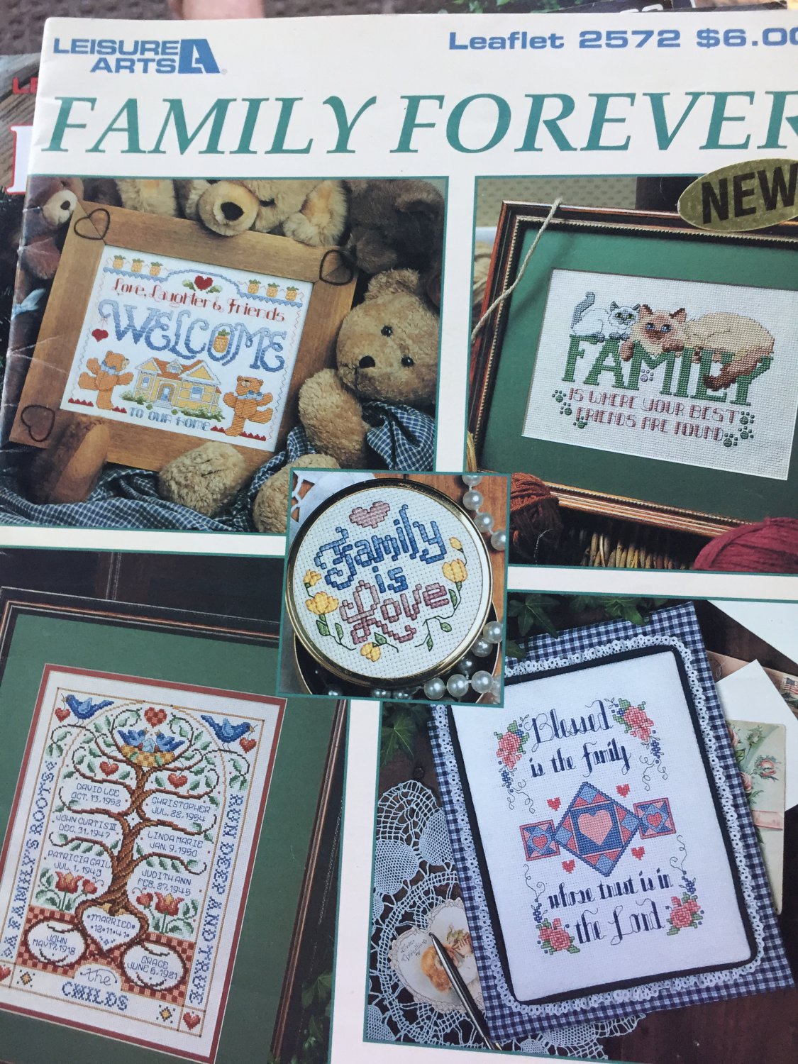Family Forever Cross Stitch Charts Leisure Arts 2572