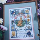 Spring Blessings cross stitch sampler chart Lorri Birmingham Designs book 217 Spring Blessings cross stitch sampler chart Lorri Birmingham Designs book 217