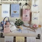Just FIngertips 10 borders for the bath Cross Stitch Charts Leisure Arts 485 towels