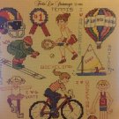 Leisure Arts 464 Sports Page Mini Series #7 Cross Stitch Charts Basketball Ski Surf Football Leisure Arts 464 Sports Page Mini Series #7 Cross Stitch Charts Basketball Ski Surf Football