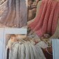 Cotton Cover-ups for Baby Afghan Knitting Pattern Cotton Yarn Leisure Arts 2491