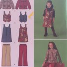 Simplicity 2484 Girls' Jumper, vest, jacket and cropped pant pattern Uncut Sizes 3, 4, 5 and 6 Simplicity 2484 Girls' Jumper, vest, jacket and cropped pant pattern Uncut Sizes 3, 4, 5 and 6