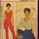 Butterick 4819 Body Suit Skirt Tights Leg warmers sewing pattern  Sz 8 - 18 Dorothy Hamill