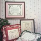 Grandmother Tribute Sampler Cross Stitch Chart by Pat Waters Country Crafts