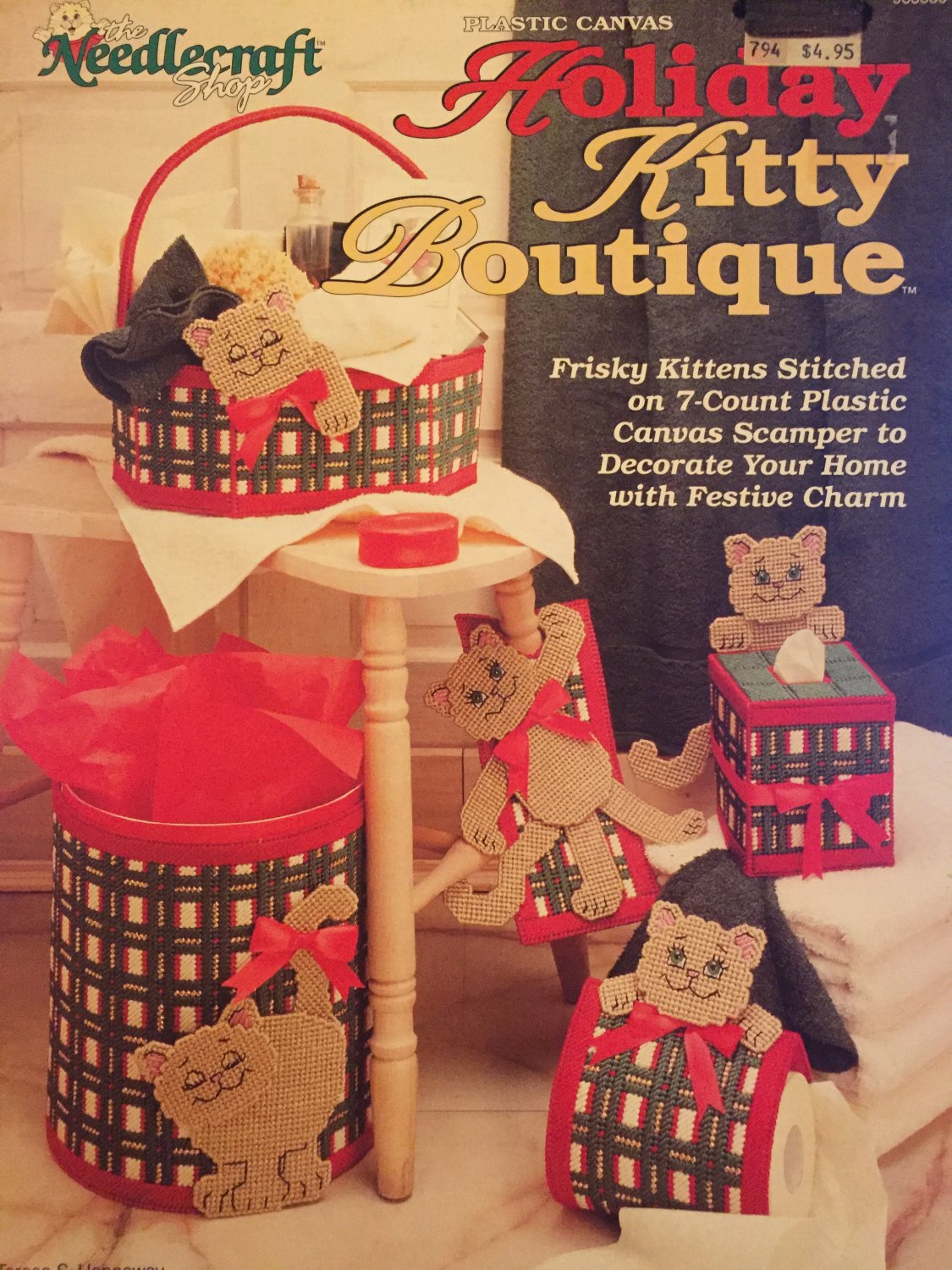 Holiday Kitty Boutique Plastic Canvas Pattern The Needlecraft Shop 933366