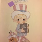 GLORIA & PAT Uncle Sam Precious Moments COUNTED CROSS STITCH PATTERN