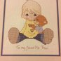 GLORIA & PAT Uncle Sam Precious Moments COUNTED CROSS STITCH PATTERN
