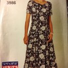 Butterick 3986 See & Sew Misses Dress Size 18 to 22 Sewing Pattern