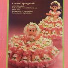 Peach Blossom Pillow Doll, Music Box Doll, or Bed Doll Crochet Pattern Fibre Craft FCM196