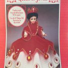 Queen of Jewels Doll Gown for 15¨ doll Crochet Pattern Fibre Craft FCM246