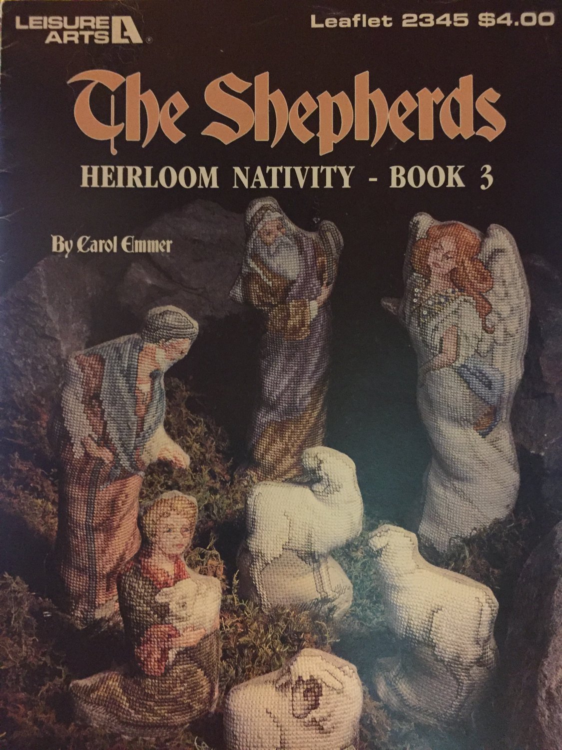 Leisure Arts The Shepherds Heirloom Nativity Book 3 Pattern Leaflet 2345 Cross Stitch charts