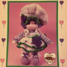 Grape Jelly Crochet doll pattern Lollipop Lane Dumplin Designs CDC403