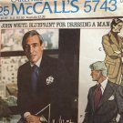 McCall's 6743 John Weitz: Blueprint for Dressing a Man; Men's Jacket size 44 sewing pattern