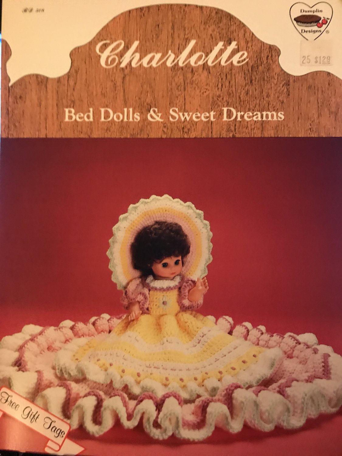 Charlotte doll gown Crochet Pattern Dumplin Design BD508 13" or 14" Doll