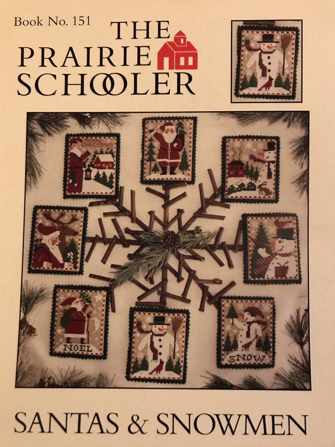 The Prairie Schooler Santas & Snowmen 151 Cross stitch charts