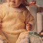 Tiny Toppers to Knit & Crochet Pattern Book, Leisure Arts #2001 baby sweaters