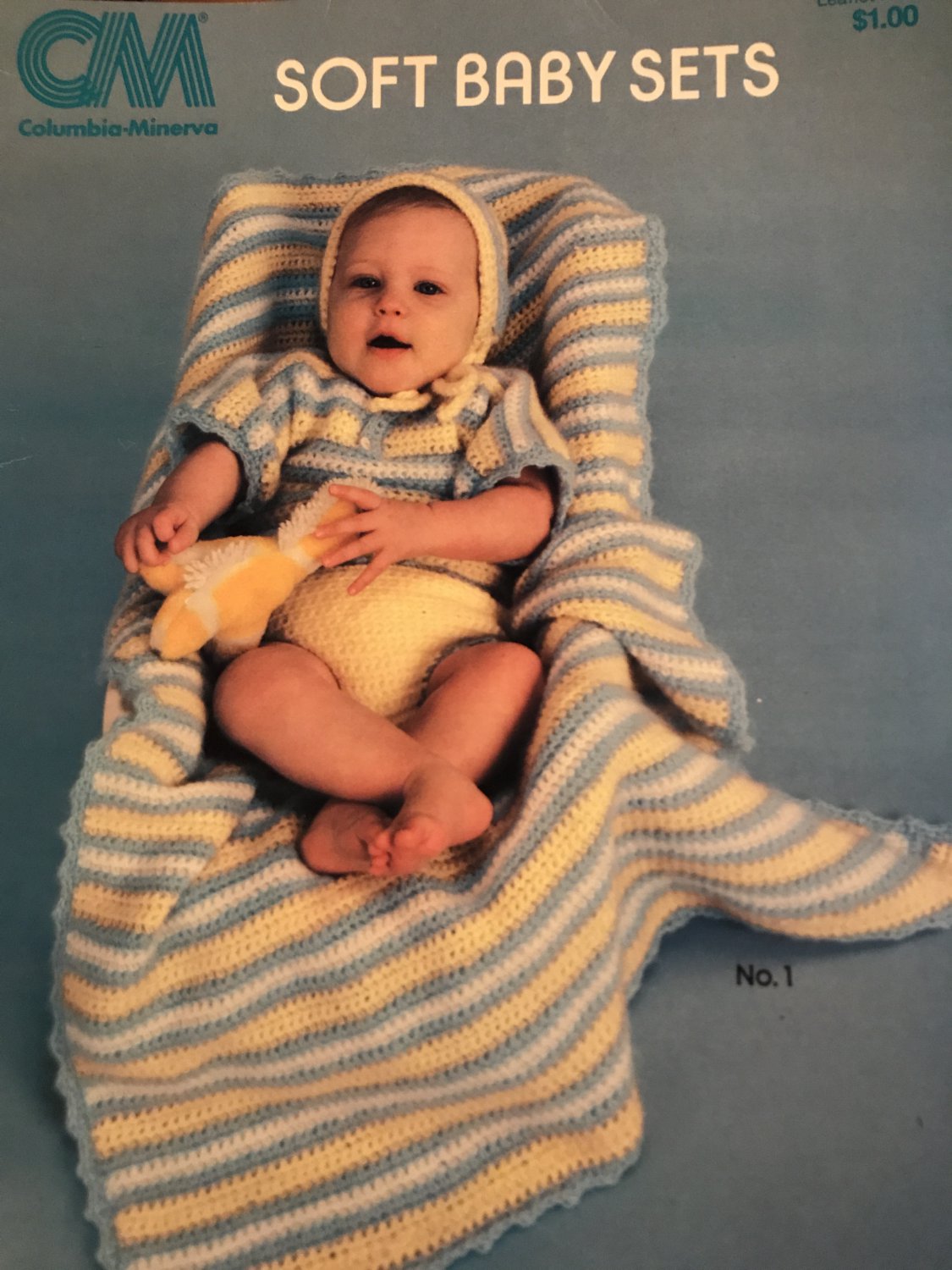 Soft Baby Sets outfits to Crochet Columbia Minerva 2648 crochet pattern