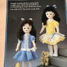 Party Time Dresses Crochet Pattern Fibre Craft 215 for 11 1/2" doll