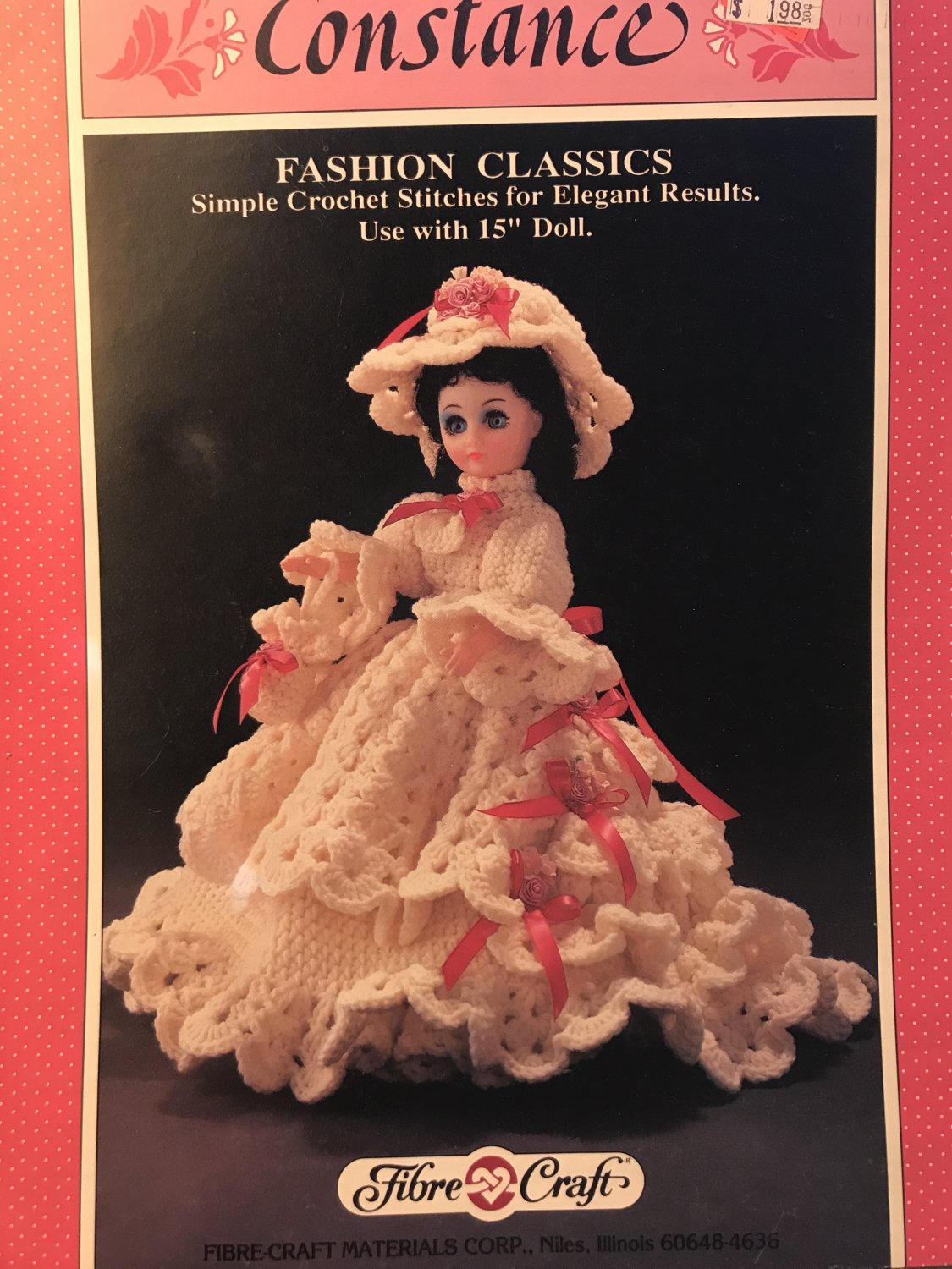 Constance Southern Bell Doll Gown for 15&Acirc;&uml; doll Crochet Pattern Fibre Craft FCM174