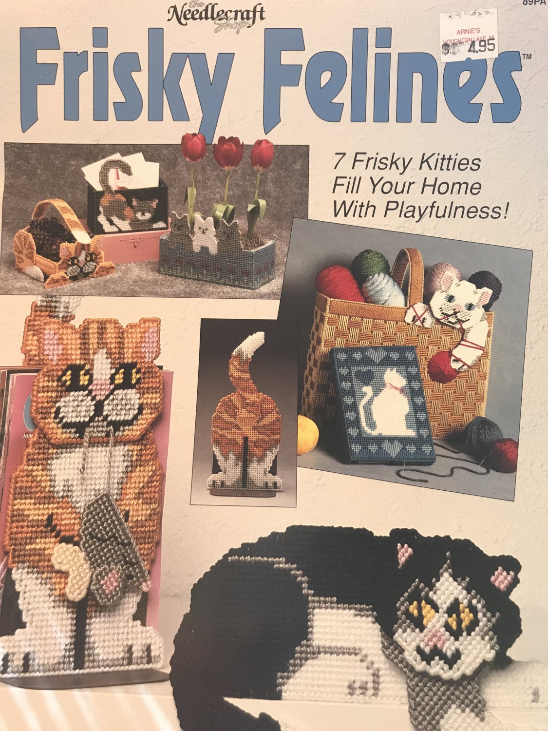 Frisky Felines Plastic Canvas The Needlecraft Shop 89PA1
