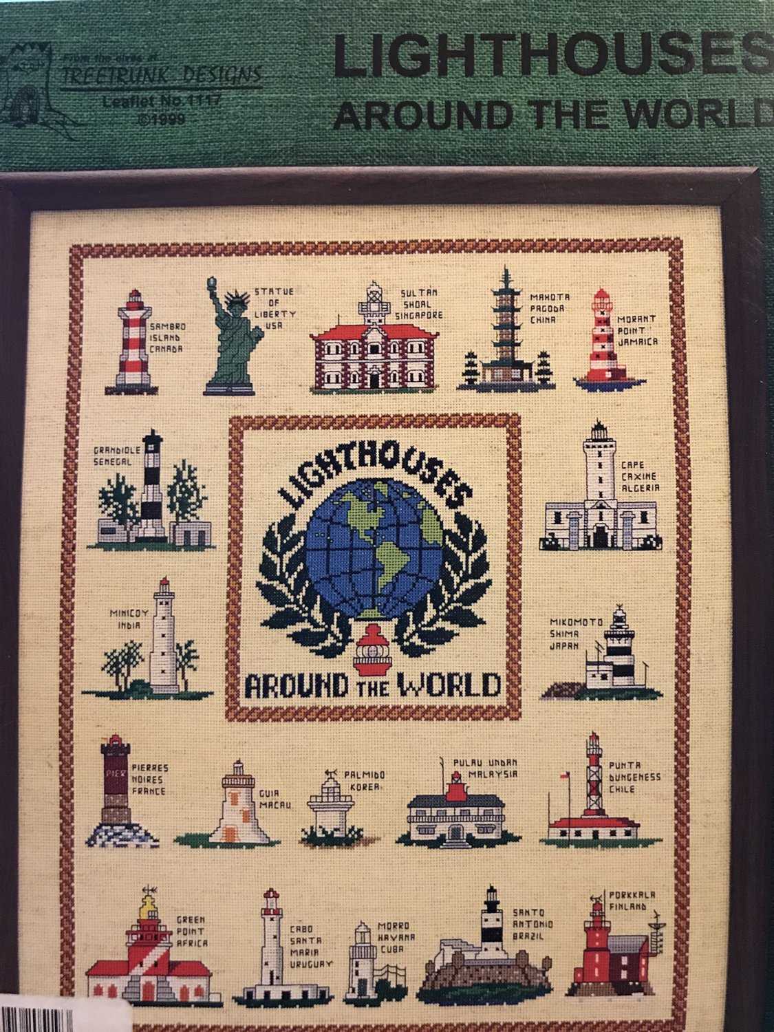 Treetrunk Designs Lighthouses Around The World Cross Stich pattern