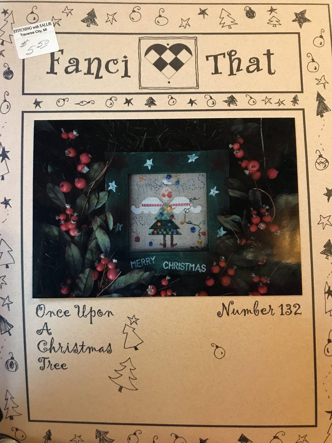 Fanci That Once Upon A Christmas Tree Counted Cross Stitch Pattern number 132