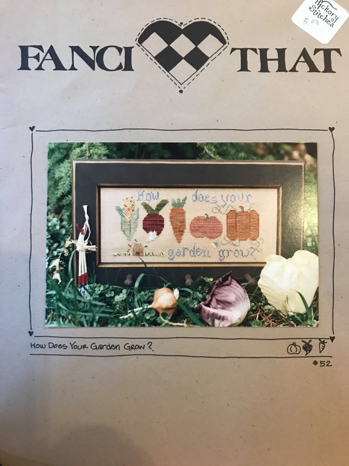 Fanci That How Does Your Garden Grow Counted Cross Stitch Pattern no. 52